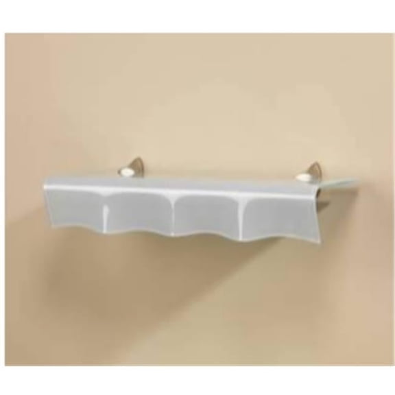 Amore Designs CPTSOYSTER24 Concepts Oyster Opaque Glass Shelf- 8 x 24 in.
