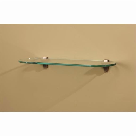Amore Designs  Concepts Infinity Clear Glass Shelf