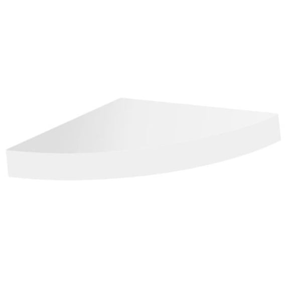 Amore Designs GRD1212WH Wood Shelving Grande White Corner Shelf