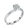thumbnail image 1 of Amore Engagement Ring Women 1 Ct Moissanite 14K Gold Solitaire Ginger Lyne Collection, 1 of 7