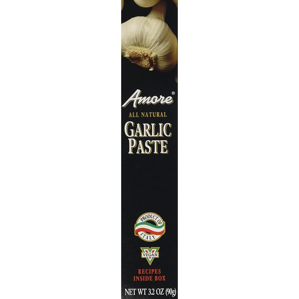 Amore Pure Garlic Paste Spice Tube, 3.2oz - Walmart Business Supplies