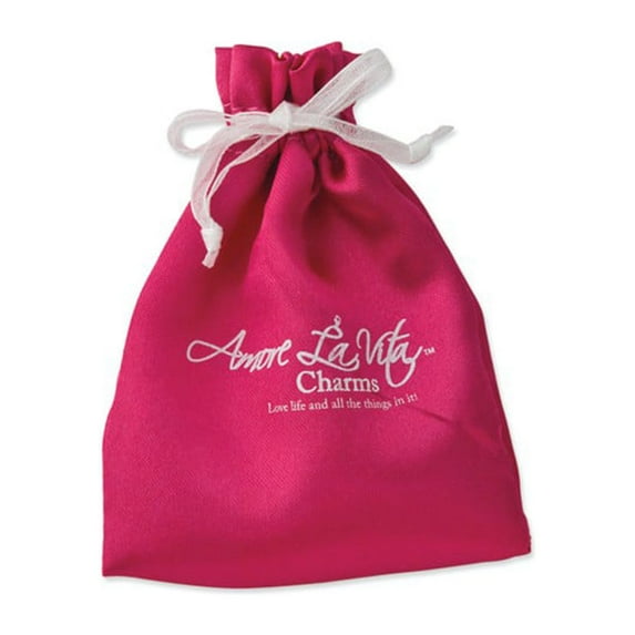 Amore La Vita Package of 50, 3x4 Pink Satin Pouches