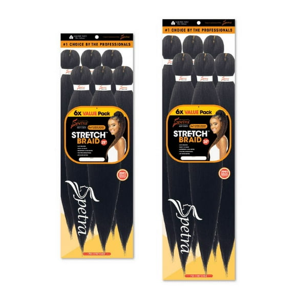 Amore Mio Spetra Stretch Braid 25" Pre Stretched Braiding Hair 6 PACK  #30