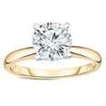 thumbnail image 1 of Amore Solitaire Engagement Ring for Women Moissanite Sterling Silver Ginger Lyne Collection, 1 of 5