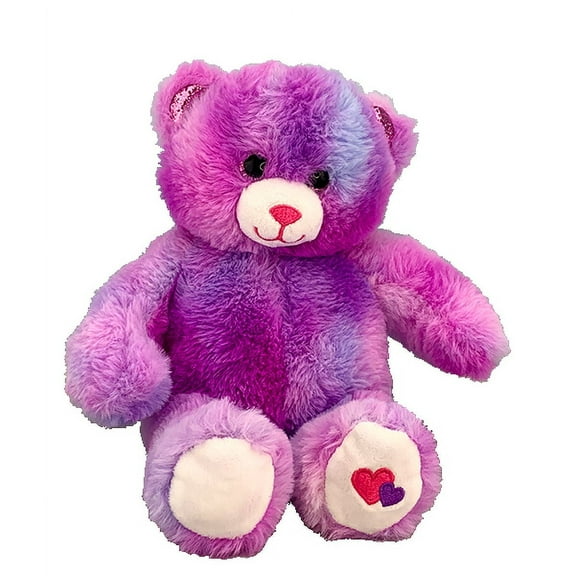 Amore the Bear Dressed with 8-inch Purple Ballerina Outfit  A Lovable Plush Toy Ready to Leap and Spin into Your Heart with Graceful Charm