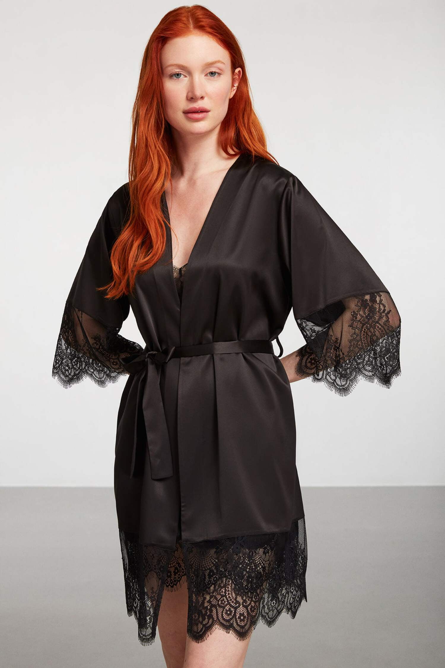 AmoreXY Two piece Robe & Chemise - Walmart.com