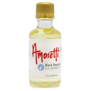 Amoretti - Black Raspberry Extract Oil Soluble 2 oz - Highly Concentrated & Perfect For Pastry or Savory applications, Preservative Free, Vegan, Kosher Pareve, TTB Approved, Non-GMO