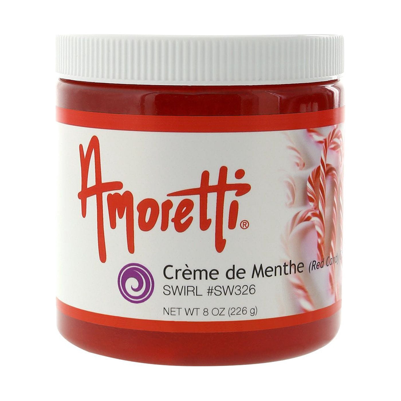 Amoretti - Creme de Menthe Marbleizing Swirl - Red 8 oz - Made with ...