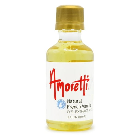 Amoretti - French Vanilla Extract Natural Oil Soluble 4 oz - Highly Concentrated & Perfect For Pastry or Savory applications, Preservative Free, Vegan, Kosher Pareve, TTB Approved, Non-GMO
