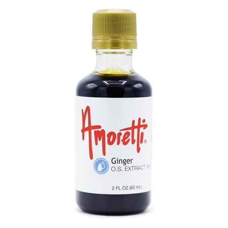 Amoretti - Ginger Extract Oil Soluble 2 oz - Highly Concentrated & Perfect For Pastry or Savory applications, Preservative Free, Vegan, Kosher Pareve, TTB Approved, Non-GMO