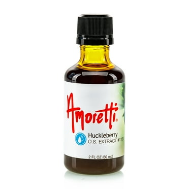 Amoretti - Huckleberry Extract Oil Soluble 2 oz - Highly Concentrated & Perfect For Pastry or Savory applications, Preservative Free, Vegan, Kosher Pareve, TTB Approved, Non-GMO