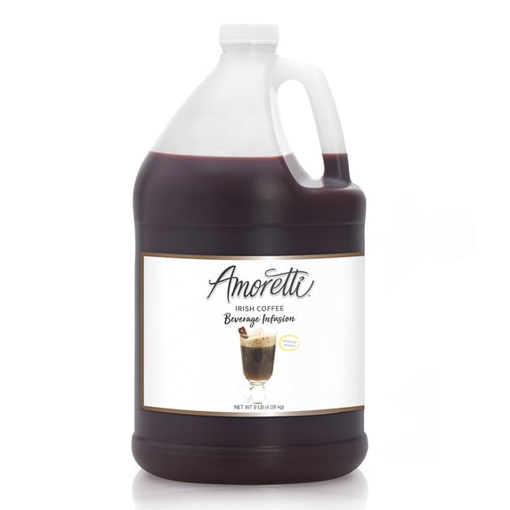 Amoretti - Irish Coffee Beverage Infusion - Drink Mix & Water Enhancer with Pump for Flavoring Cocktails, Waters, Teas, and other Beverages, Preservative Free