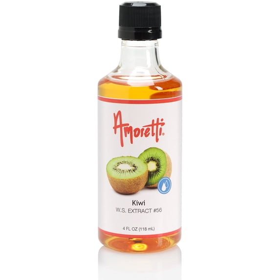 Amoretti - Kiwi Extract Water Soluble 4 oz - Highly Concentrated & Perfect For Pastry, Savory, Brewing, and more, Preservative Free, Vegan, Kosher Pareve, Keto Friendly