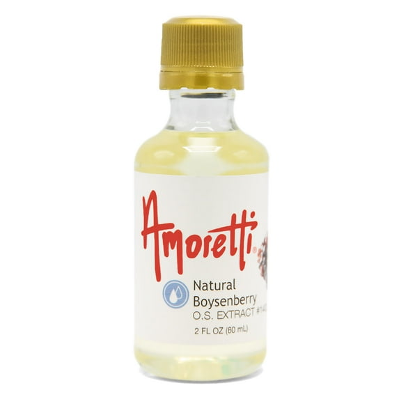 Amoretti - Natural Boysenberry Extract Oil Soluble 2 oz - Highly Concentrated & Perfect For Pastry or Savory applications, Preservative Free, Vegan, Kosher Pareve, TTB Approved, Non-GMO