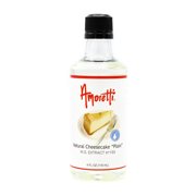 Amoretti - Natural Cheesecake "Plain" Extract Water Soluble 4 oz - Highly Concentrated & Perfect For Pastry, Savory, Brewing, and more, Preservative Free, Vegan, Kosher Pareve, Keto Friendly