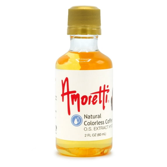Amoretti - Natural Colorless Coffee Extract Oil Soluble 2 oz - Highly Concentrated & Perfect For Pastry or Savory applications, Preservative Free, Vegan, Kosher Pareve, TTB Approved, Non-GMO