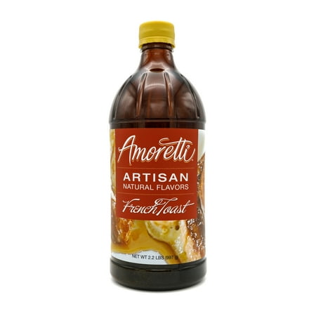 Amoretti - Natural French Toast Artisan Flavor Paste 2.2 lbs - Use In Pastry, Savory, Brewing & Ice Cream Applications, Preservative Free, Gluten Free, No Artificial Sweeteners, Highly Concentrated