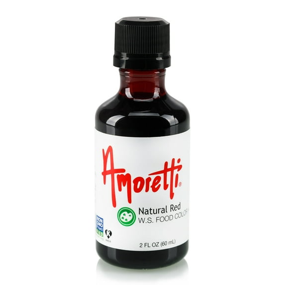 Amoretti - Natural Red Food Color Water Soluble - 2 Oz