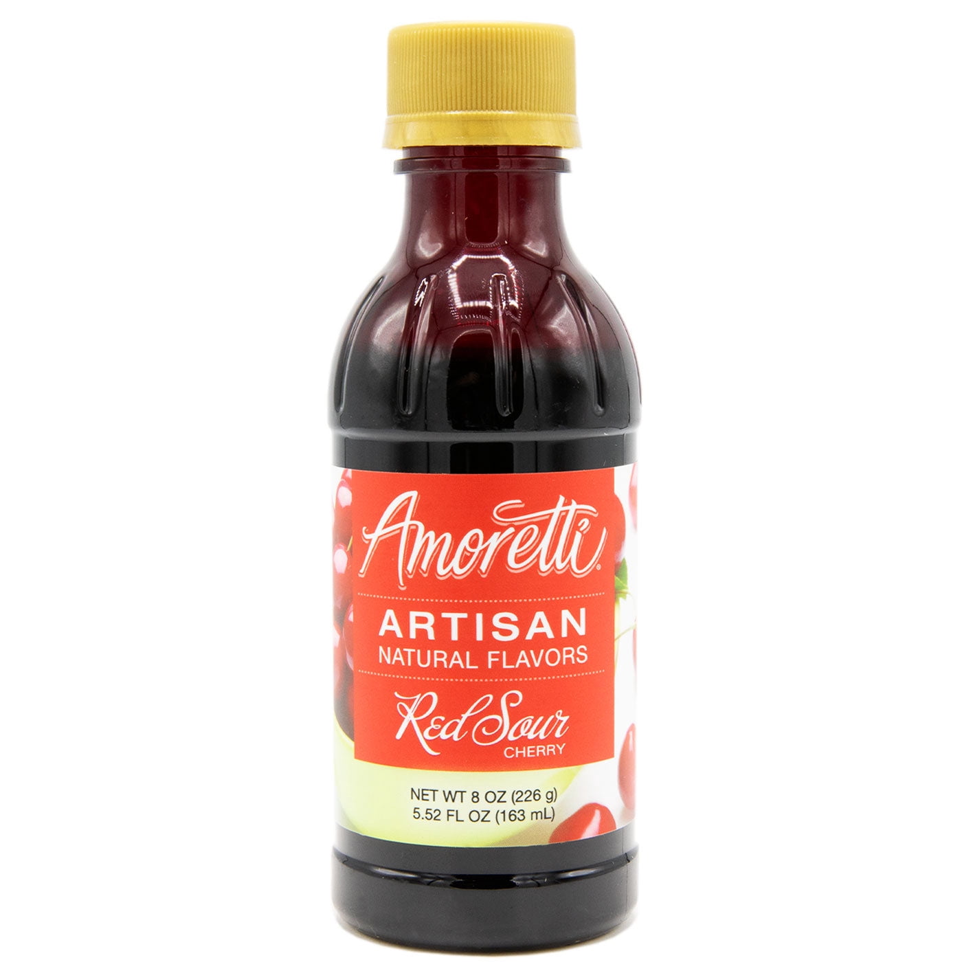 Amoretti - Natural Red Sour Cherry Artisan Flavor Paste 8 oz - Use In ...