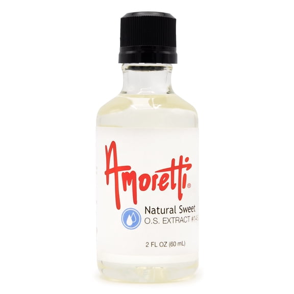 Amoretti - Natural Sweet Extract Oil Soluble 2 oz - Highly Concentrated & Perfect For Pastry or Savory applications, Preservative Free, Vegan, Kosher Pareve, TTB Approved, Non-GMO