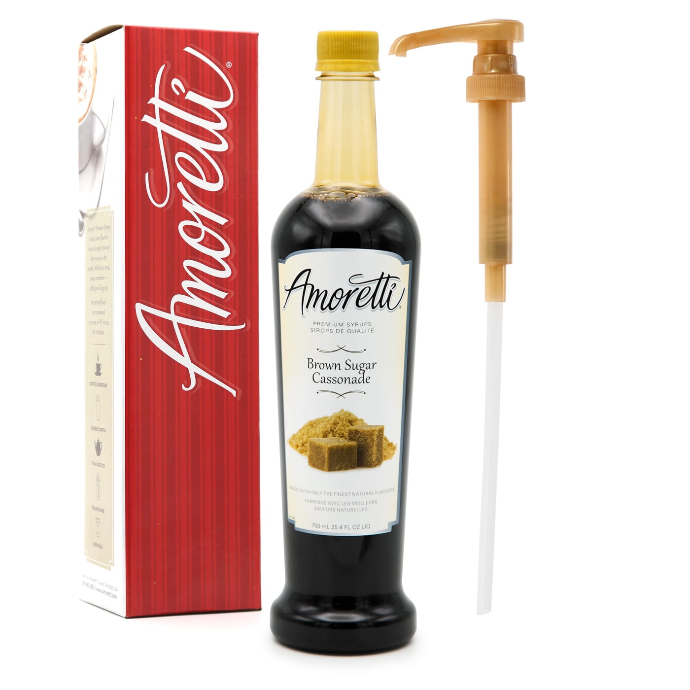 Amoretti Premium Cinnamon Syrup, 25.4 Oz - Natural Flavors, For Coffee, Lattes & Cocktails