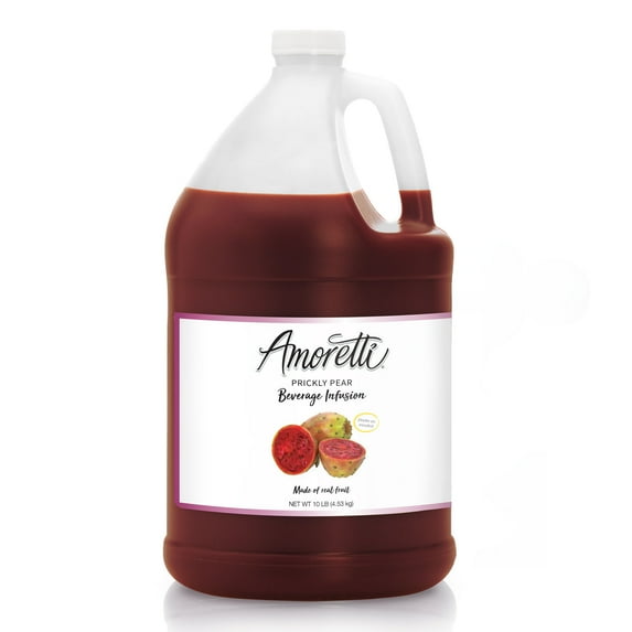 Amoretti - Prickly Pear Beverage Infusion - Drink Mix & Water Enhancer with Pump for Flavoring Cocktails, Waters, Teas, and other Beverages, Preservative Free