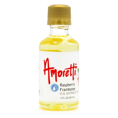 Amoretti - Raspberry Framboise Extract Oil Soluble 2 oz - Highly Concentrated & Perfect For Pastry or Savory applications, Preservative Free, Vegan, Kosher Pareve, TTB Approved, Non-GMO