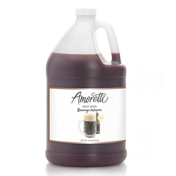 Amoretti - Root Beer Beverage Infusion - Drink Mix & Water Enhancer with Pump for Flavoring Cocktails, Waters, Teas, and other Beverages, Preservative Free