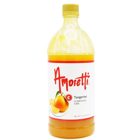 Amoretti - Tangerine Compound 2.2 Lbs - Natural Flavors, Shelf Stable Even After Opening, Certified Kosher, TTB Approved, Perfect for Baking Applications & Beverages