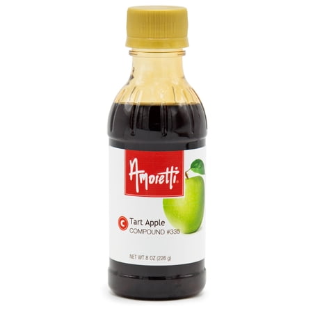Amoretti - Tart Apple Compound 8 oz - Natural Flavors, Shelf Stable Even After Opening, Certified Kosher, TTB Approved, Perfect for Baking Applications & Beverages