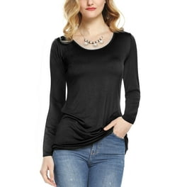 Kavio! Women Sheer Jersey Raw Edge Scoop Neck High Low Raglan Long Sleeve  Dark Heather Gray 