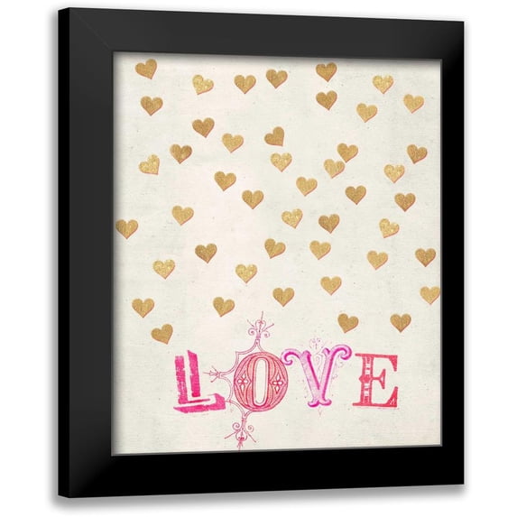 Amori, Miyo 12x14 Black Modern Framed Museum Art Print Titled - Romance Collection Love