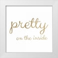 thumbnail image 1 of Amori, Miyo 26x26 White Modern Wood Framed Museum Art Print Titled - Pretty on the Inside White, 1 of 4