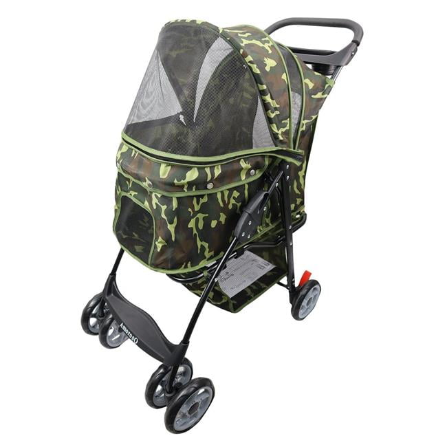 Amoroso Baby 6702 4 Wheels Convenient Pet Stroller - Camouflage