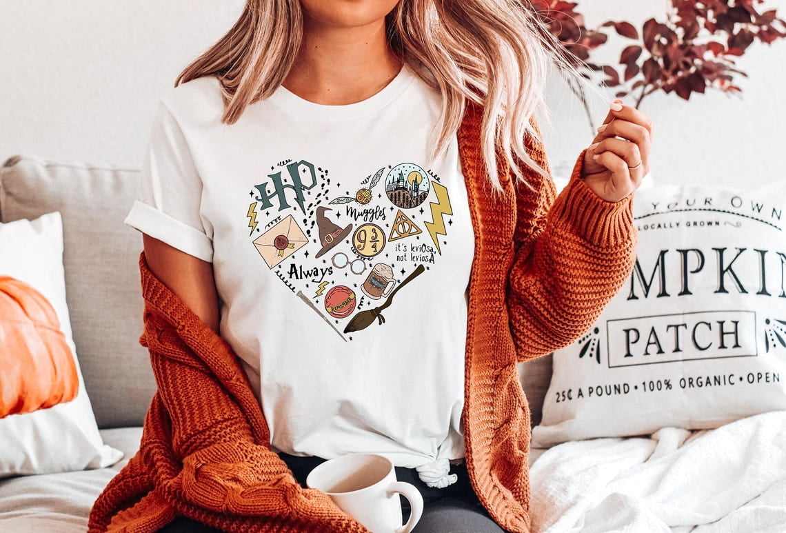 Amortentia Love Potion Comfort Colors T-Shirt, Wizard, Universal Fan, Bookish Valentine, Harry ...