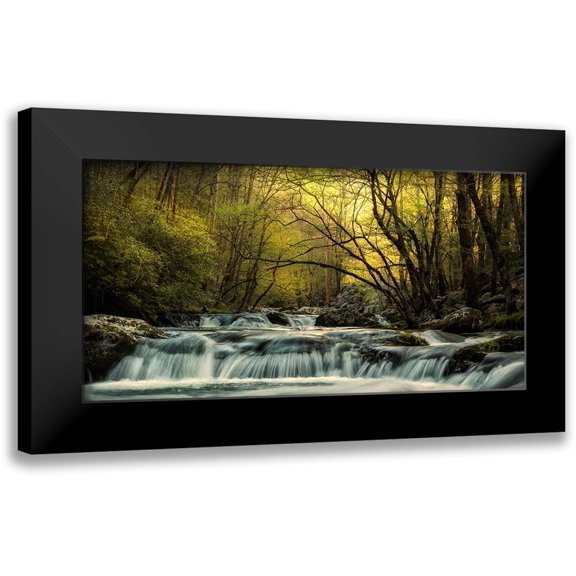 Amos, Andy 18x11 Black Modern Framed Museum Art Print Titled - Tremont at Sunrise