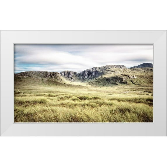 Amos, Andy 18x12 White Modern Wood Framed Museum Art Print Titled - Irish Countryside