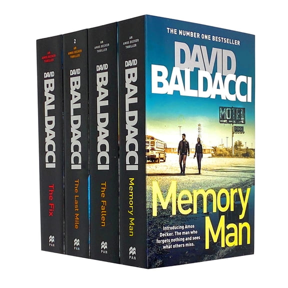 Pre-Owned Amos Decker Series 4 Books Adult Collection Set By David Baldacci