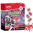 thumbnail image 1 of Amos Peelerz Gummy Body Parts, Raspberry & Strawberry Peelable Gummies Halloween Candy 8.47 oz (1 Pack), 1 of 7