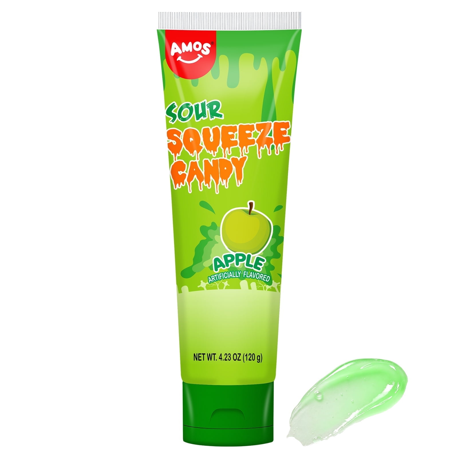 Amos Sour Liquid Candy Sour Squeeze Candy, Variety Candy Packs Mixed Flavor 4.23 oz(1 Pack)