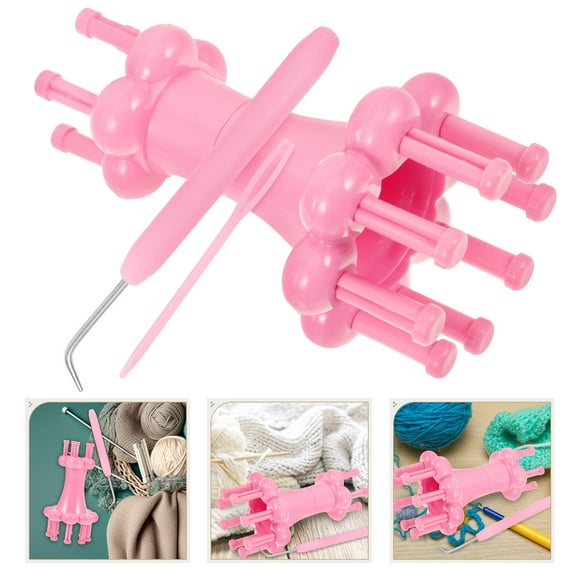 Amosfun Plastic Knitting Tool Double Head Design For Women Craft Making 1 Set