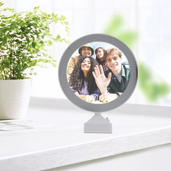 Amosfun 1 Set Lighted Picture Frame With Black Plastic For Friends And Home Use Decor