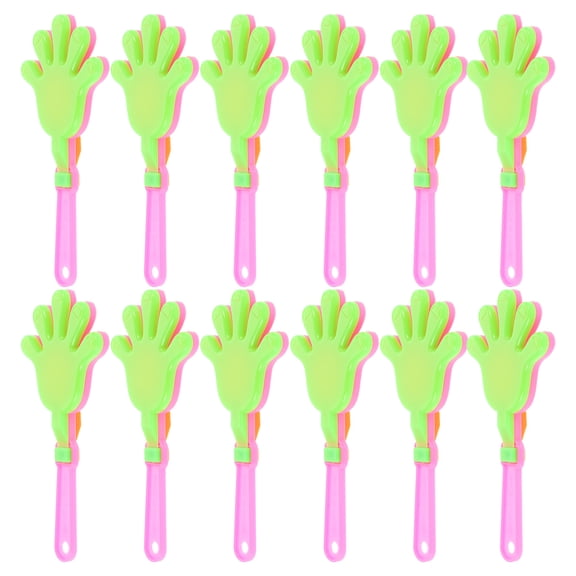 Amosfun 100Pcs Hand Clappers to Make Noise Plastic Clapping Hands for Party Sports and Concert Cheers