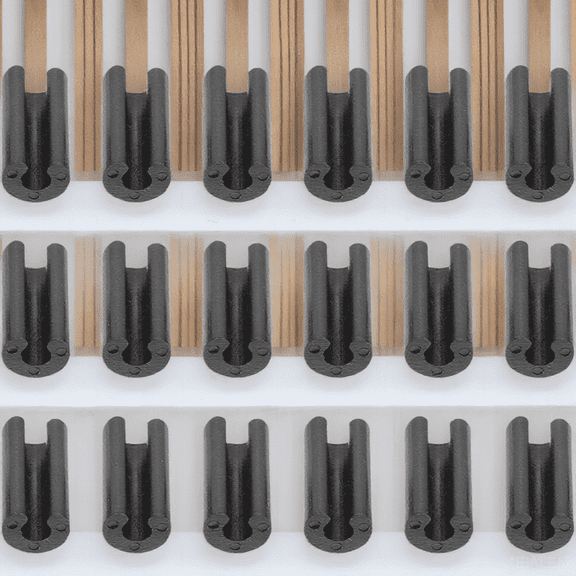 Amosfun 100 Pieces Black Plastic Protective Sink Rack Feet with Anti-Skid Iron Wire Shell for Support