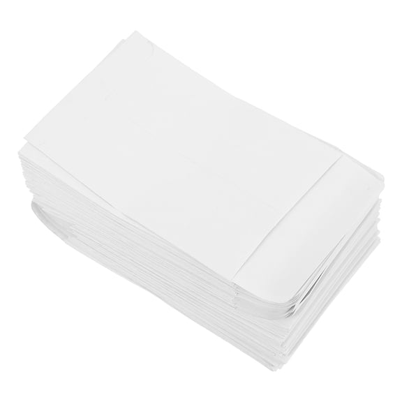 Amosfun 100Pcs White Chinese Style Envelopes with Blank Design for Wedding Invitations and Money Gifting