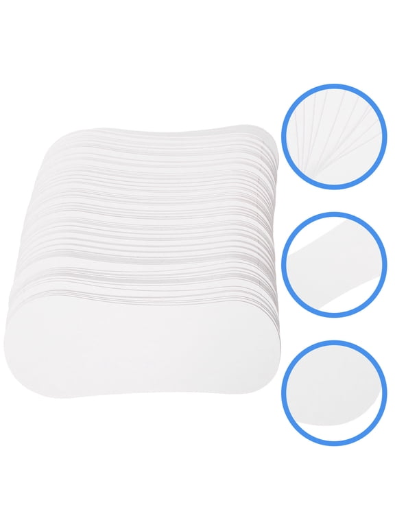 100Pcs Thin White Sock Organizing Paperboards for Convenient Home Use