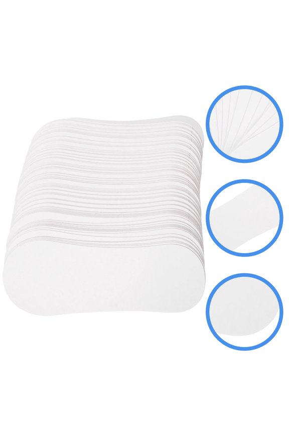 100Pcs White Paper Sock Holder for Low Cut Socks Neat Home Storage and Easy Carry