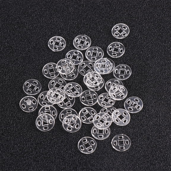 Amosfun 100Pcs White Shirt Buttons for Sewing Perfect for DIY Crafts and Handmade Clothing Projects