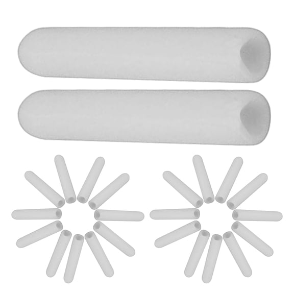 Amosfun 100-Pack White Rubber Tip Caps for Dishwasher Racks, Universal Rust and Rack Guard Accessories