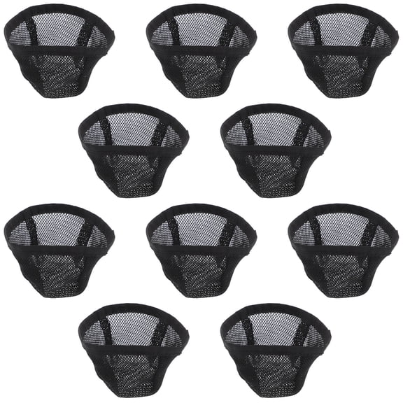 Amosfun 10Pcs Black Weaving Net for Sew in Weave Reusable Hair Net for Sleep and Wigs